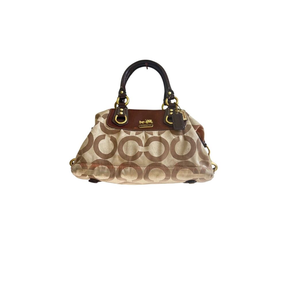 Coach hobo bag with brass details
